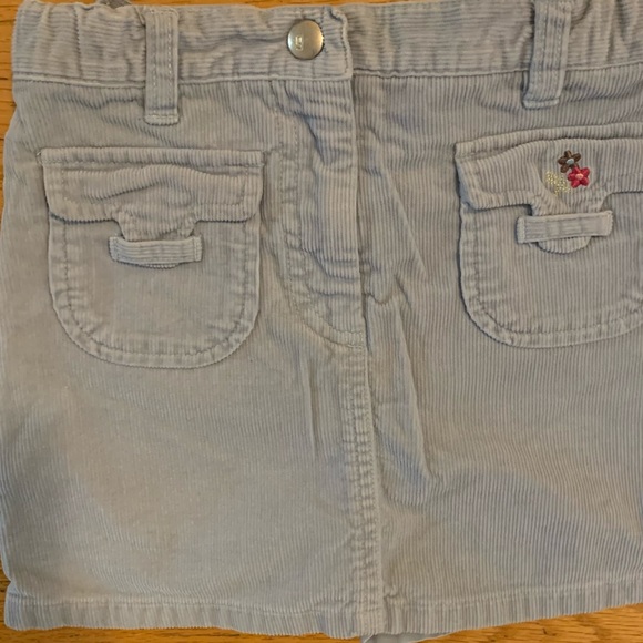 Gymboree Blue Lightweight Corduroy Skort Skirt Size 4T - Picture 3 of 14